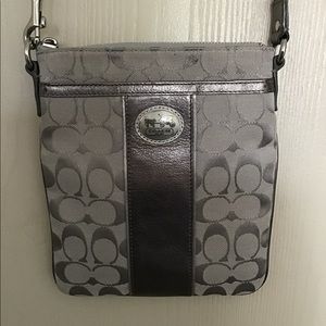 COACH Silver Crossbody Bag